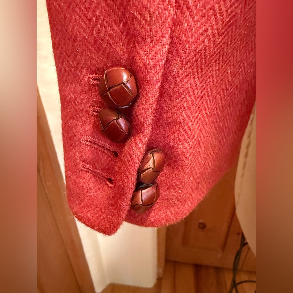 J. Crew Red Wool Bella Jacket - Picture 3 of 13